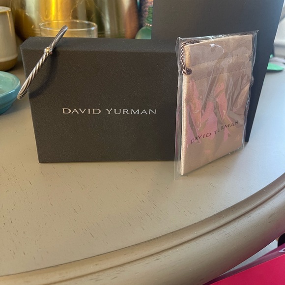 NWT David Yurman Cable Classics Bracelet in Sterling Silver & 18K Rose Gold - Picture 6 of 6